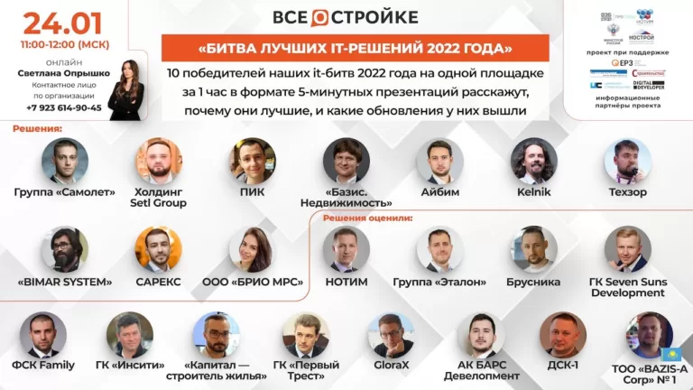«Битва лучших it-решений 2022 года», 24.01