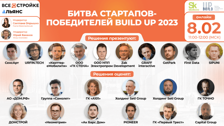 «Битва стартапов-победителей Build Up 2023», 8.02