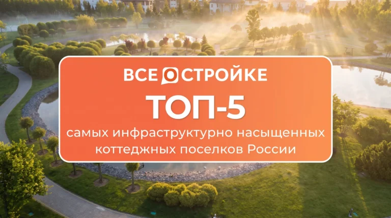 ТОП-5 самых инфраструктурно насыщенных коттеджных поселков России