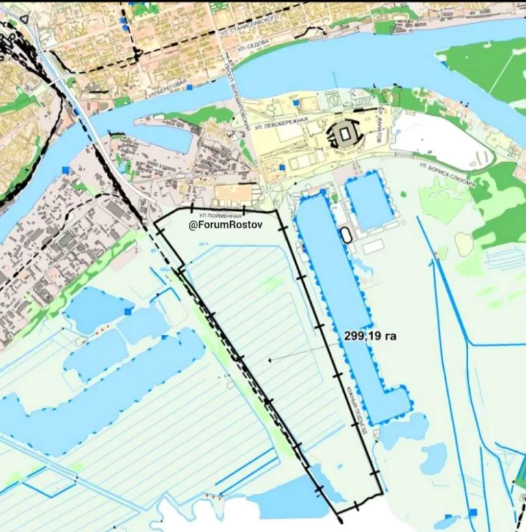 Администрация Ростова вынесла на обсуждение проект планировки 300 гектаров под застройку «Самолетом»