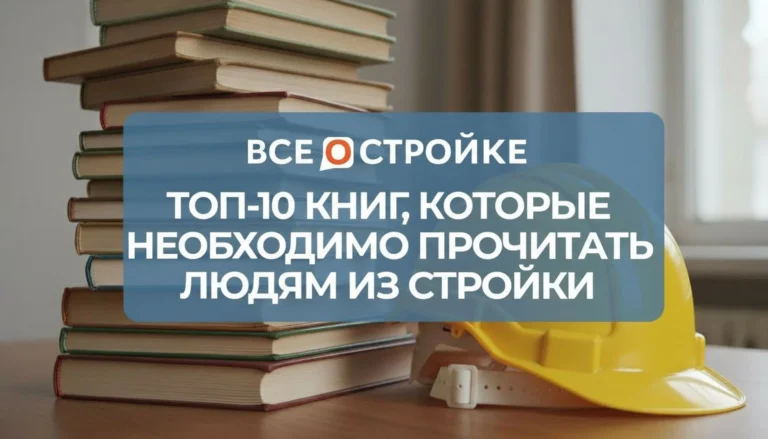 ТОП-10 книг, которые необходимо прочитать людям из стройки