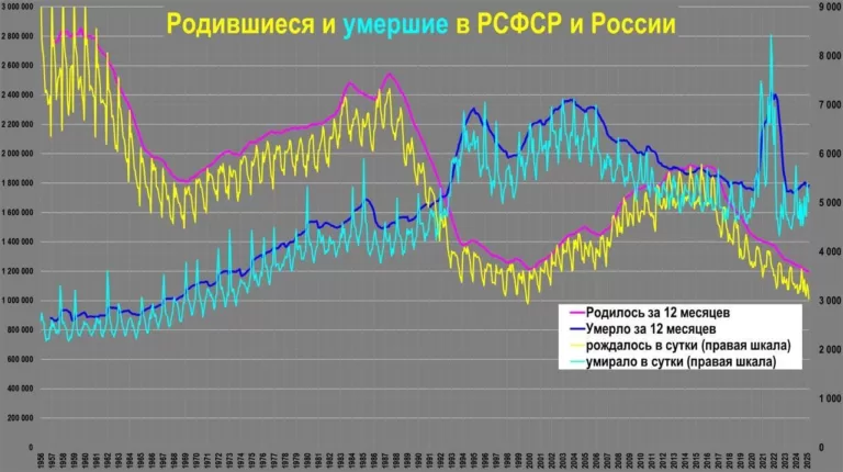 Рождаемость в России упала до показателя конца 18 века