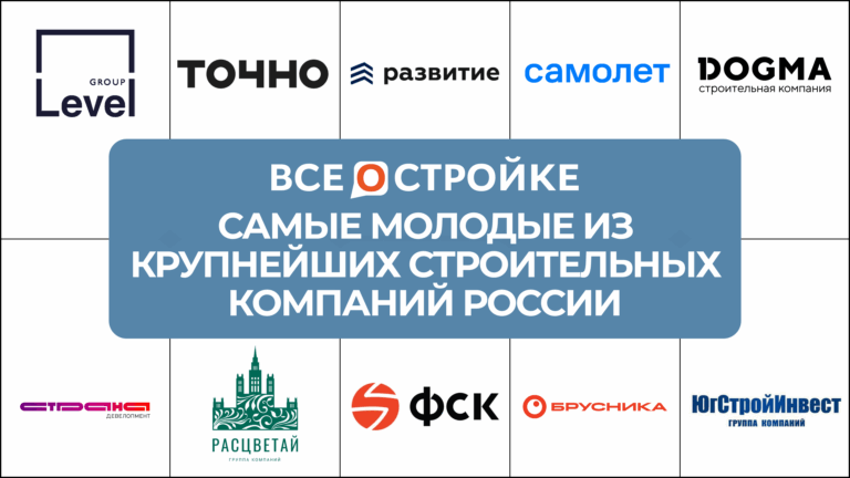 Самые молодые из крупнейших строительных компаний России
