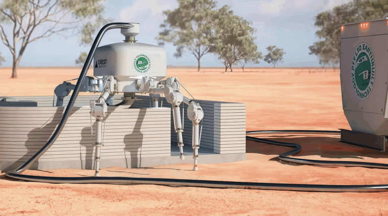 Робот-паук может возводить по одному дому в день