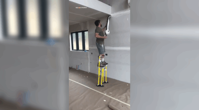 Инженеры придумали специальные «ходунки» для строителей