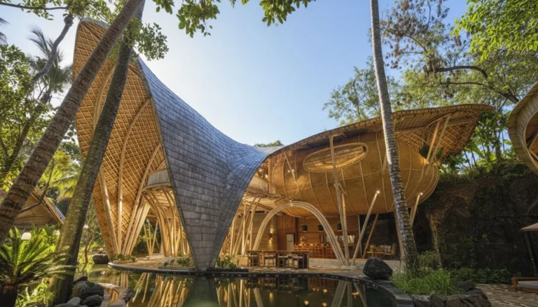 В Индонезии, на острове Нуса Пенида, на краю утеса появился курорт Intaaya Retreat, архитекторы которого вдохновились морем