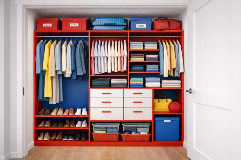 Как сделать гардеробную из кладовки