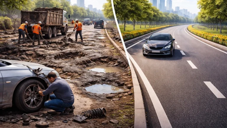 31 000 рублей с каждого водителя и 400 млрд из бюджета — цена весенних ям и ремонтов дорог