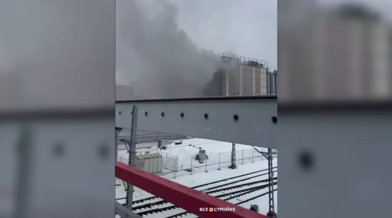 Пожар на стройке столичного ЦОД «Технопарк «Алкон Север»: семь человек пострадали, трое погибли