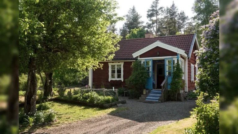 Как выглядят дачи пенсионеров в Швеции, или дача бабушки в стиле ретро 