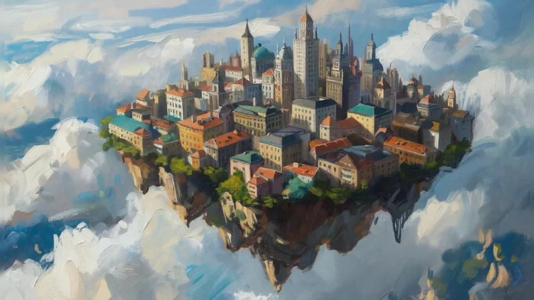 Город в небе: проект летающего города Георгия Крутикова, который мог изменить архитектуру СССР навсегда