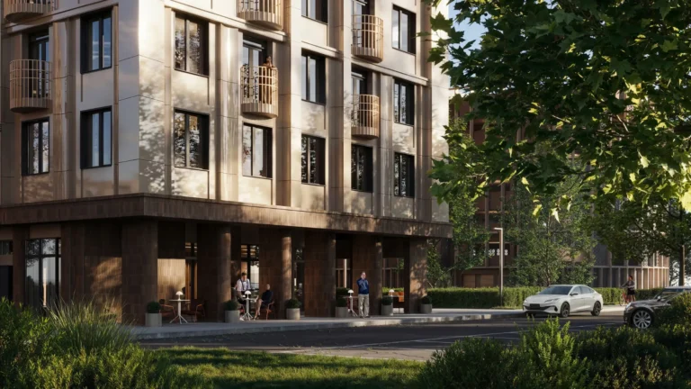 Что увидят жители «Флабеллума» утром, днем и вечером: один день в новом квартале