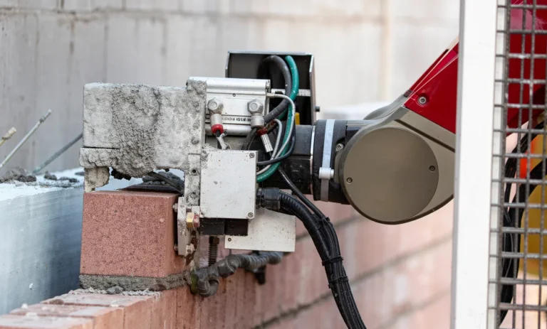 Автоматизированные системы кладки кирпича могут укладывать по 1–3 тыс. кирпичей за смену — это в 3–5 раз превосходит ручной труд