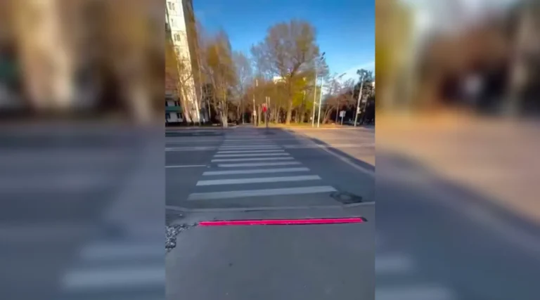 Москва тестирует светофоры в асфальте