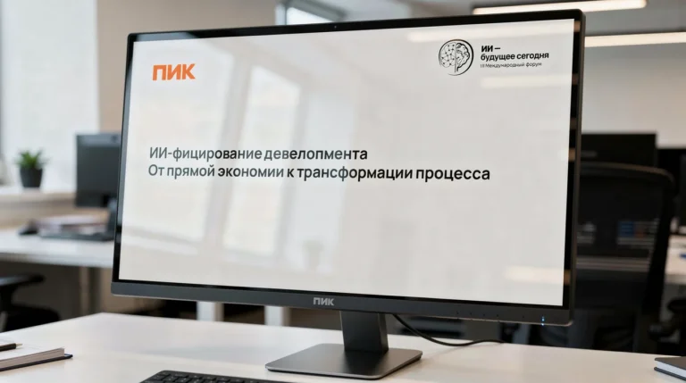 Презентация ПИКа с форума «ИИ — будущее сегодня» в рамках ПМЭФ