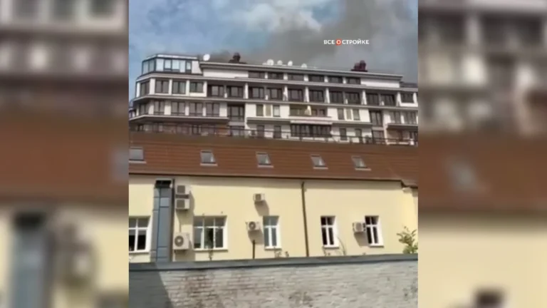 Загорелся московский «Дом на Страстном бульваре» от «СТД-Груп»