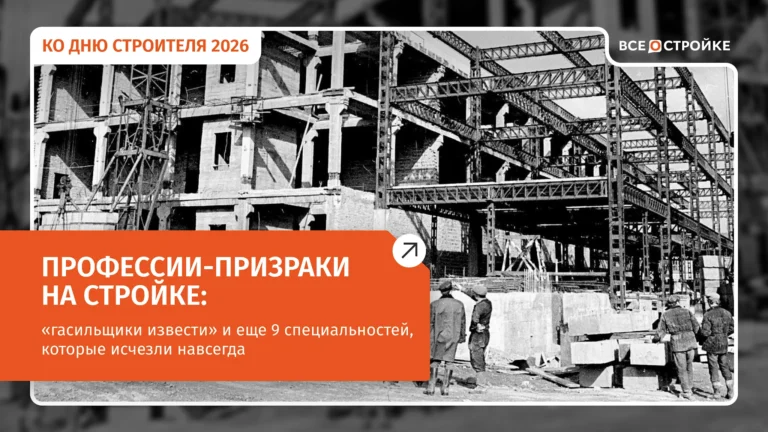 Профессии-призраки на стройке: «гасильщики извести» и еще 9 специальностей, которые исчезли навсегда