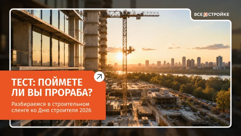 Тест: поймете ли вы прораба? Разбираемся в строительном сленге ко Дню строителя 2026