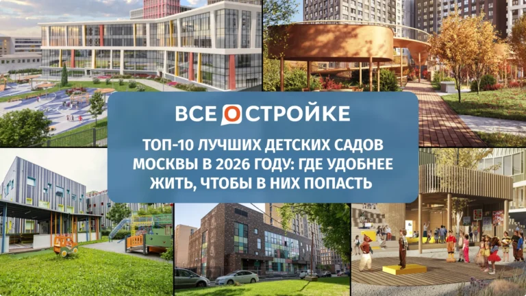 ТОП-10 лучших детских садов Москвы в 2026 году: где удобнее жить, чтобы в них попасть