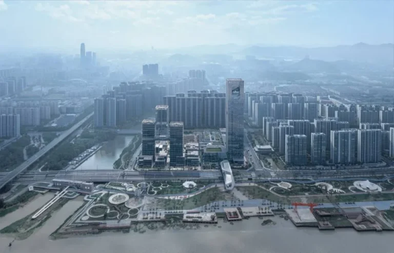 В китайском Тайчжоу построили Taizhou Eye — 205-метровую башню, претендующую на звание самого эффектного небоскрёба