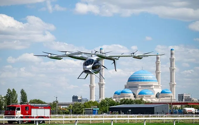 В Астане испытали пассажирское аэротакси AutoFlight Prosperity