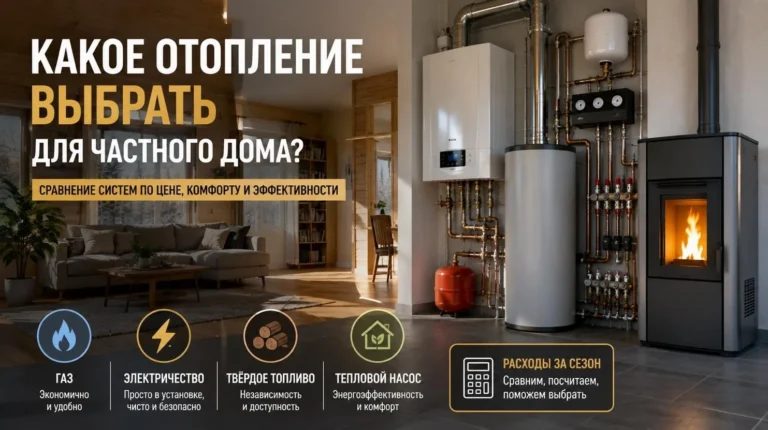 Какое отопление выбрать для частного дома