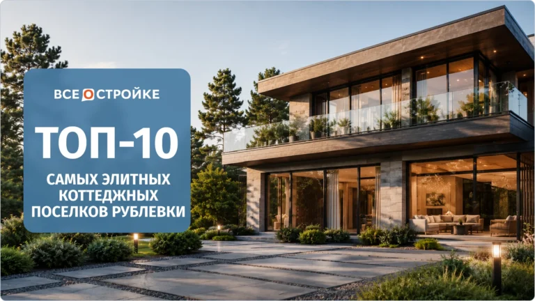 Самые дорогие адреса Рублевки: ТОП-10 элитных коттеджных поселков от 10 млн рублей за сотку