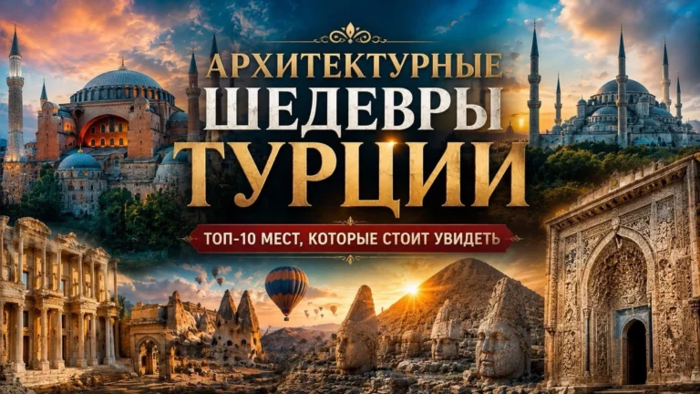 Архитектурные шедевры Турции: ТОП-10 интересных туристических мест, где история выглядит круче любого современного девелоперского проекта