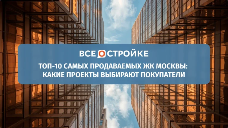ТОП-10 самых продаваемых ЖК Москвы: какие проекты выбирают покупатели