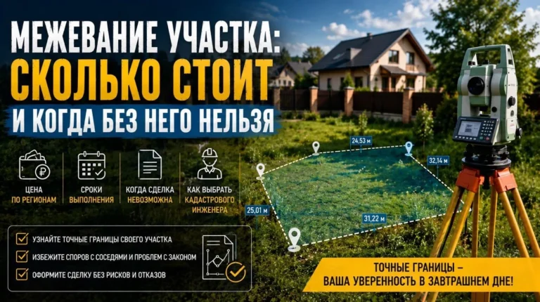 Сколько стоит межевание участка и когда без него нельзя