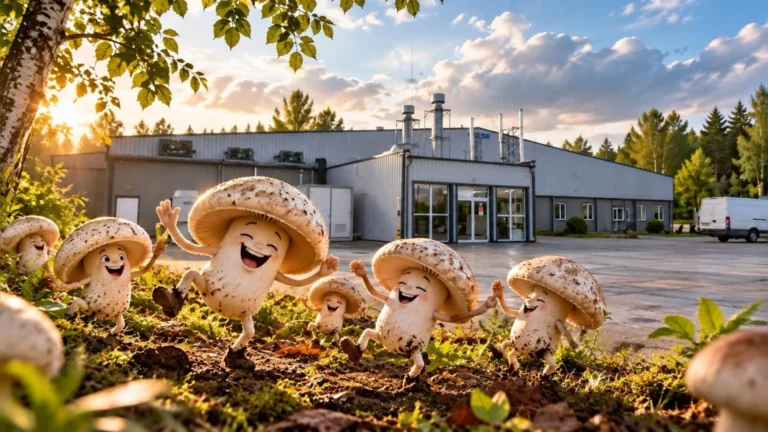 Под Гродно в Беларуси уже в четвертый раз продают грибную ферму с десятью земельными участками всего за 10,2 млн рублей