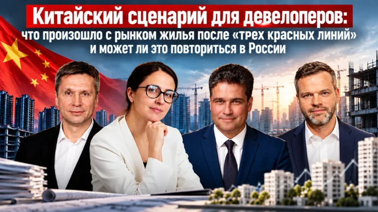 Китайский сценарий для девелоперов: что произошло с рынком жилья после «трех красных линий» и может ли это повториться в России