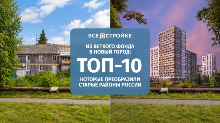 Из ветхого фонда в новый город: ТОП-10 проектов, которые преобразили старые районы России
