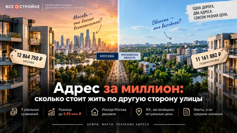 Адрес за миллион: сколько стоит жить по другую сторону улицы 