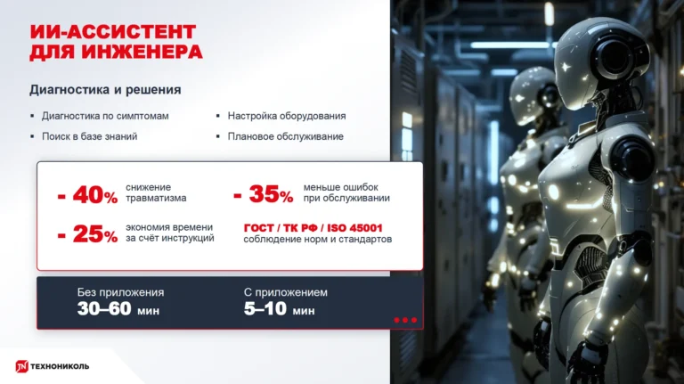 «Технониколь» показала несколько интересных цифр про применение ИИ