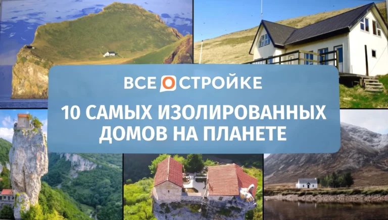 10 самых изолированных домов на планете