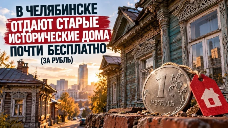 В Челябинске и Миассе отдают старые исторические дома почти бесплатно (за рубль)
