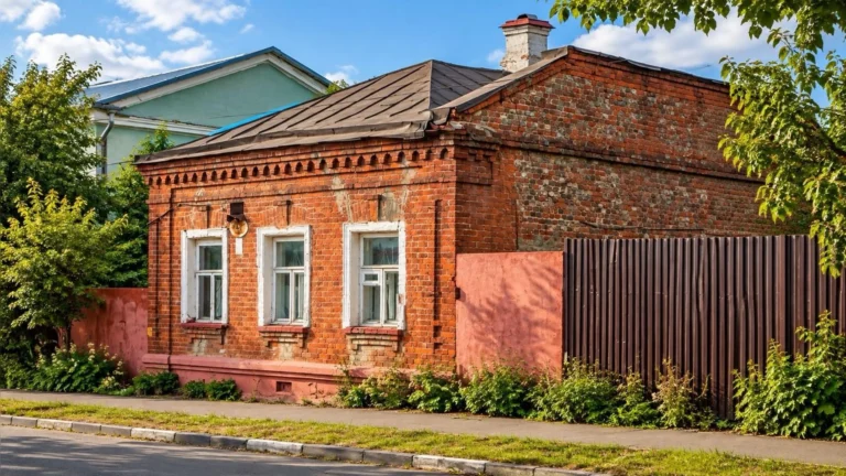 Кирпичный исторический дом в Подмосковье, в центре Серпухова, можно приобрести за 7,4 миллиона рублей