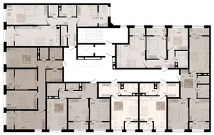 Квартира 3-комн. квартира, 89 м² ЖК «Хозяин морей» Фото 1 Квартира 3-комн. квартира, 89 м² ЖК «Хозяин морей» Фото 1