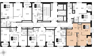 Квартира 2-комн. квартира, 51 м² ЖК «1-й Измайловский» Фото 2 Квартира 2-комн. квартира, 51 м² ЖК «1-й Измайловский» Фото 2