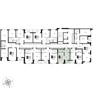 Квартира Студия, 27.5 м² ЖК «1-й Южный» Фото 2 Квартира Студия, 27.5 м² ЖК «1-й Южный» Фото 2