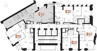 Квартира 3-комн. квартира, 98 м² ЖК «Архитектор» Фото 2 Квартира 3-комн. квартира, 98 м² ЖК «Архитектор» Фото 2