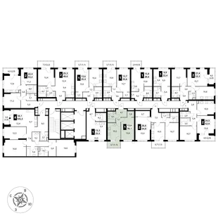 Квартира 1-комн. квартира, 36.1 м² ЖК «1-й Измайловский» Фото 2 Квартира 1-комн. квартира, 36.1 м² ЖК «1-й Измайловский» Фото 2