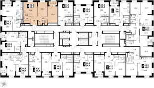 Квартира 2-комн. квартира, 58.7 м² ЖК «1-й Измайловский» Фото 2 Квартира 2-комн. квартира, 58.7 м² ЖК «1-й Измайловский» Фото 2