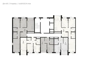 Квартира 2-комн. квартира, 55.7 м² ЖК «Барса» Фото 1 Квартира 2-комн. квартира, 55.7 м² ЖК «Барса» Фото 1