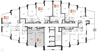Квартира 2-комн. квартира, 46.6 м² ЖК «Rotterdam» Фото 2 Квартира 2-комн. квартира, 46.6 м² ЖК «Rotterdam» Фото 2