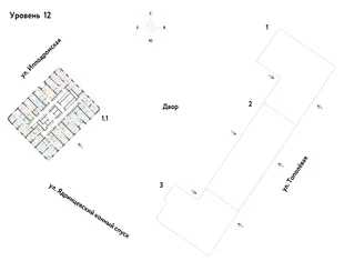Квартира 1-комн. квартира, 37.55 м² ЖК «Страна.Тополёвая» Фото 1