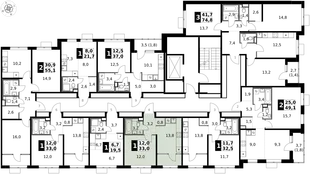 Квартира 1-комн. квартира, 33 м² ЖК «1-й Химкинский» Фото 2 Квартира 1-комн. квартира, 33 м² ЖК «1-й Химкинский» Фото 2