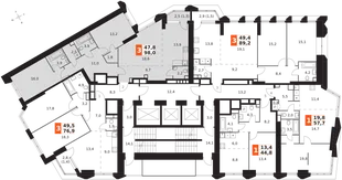 Квартира 3-комн. квартира, 98 м² ЖК «Архитектор» Фото 2 Квартира 3-комн. квартира, 98 м² ЖК «Архитектор» Фото 2