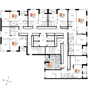 Квартира Студия, 27 м² ЖК «Sky Garden» Фото 2 Квартира Студия, 27 м² ЖК «Sky Garden» Фото 2